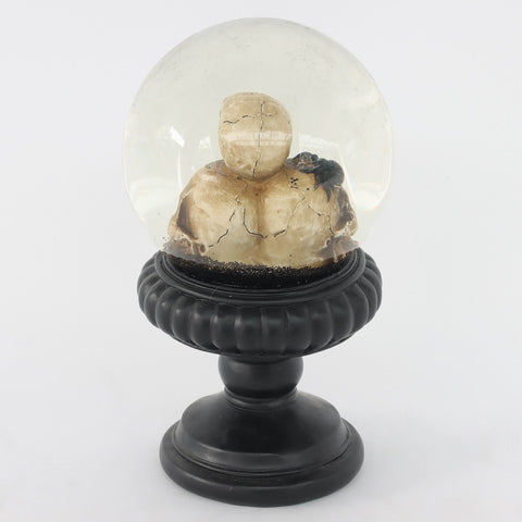 4.7*8.25'' Skull Resin Water Ball Décor