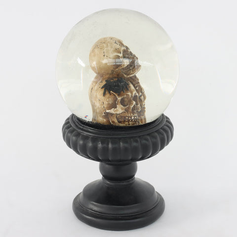 4.7*8.25'' Skull Resin Water Ball Décor