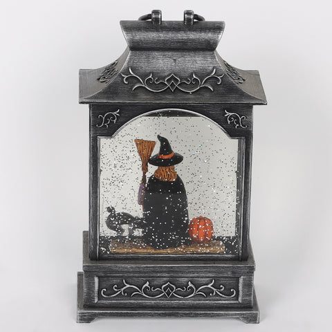 6.5*3.5*10.5'' Witch Water Lantern Décor