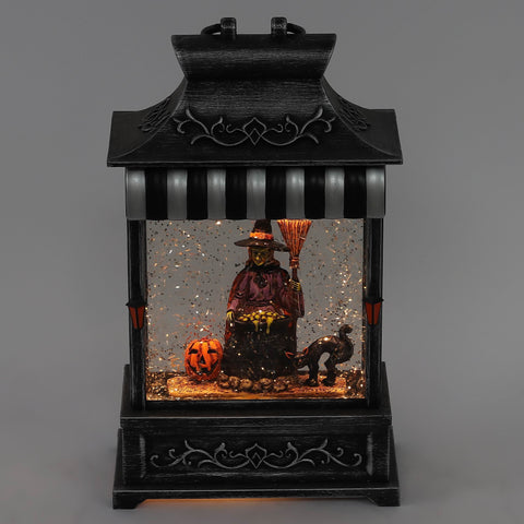 6.5*3.5*10.5'' Witch Water Lantern Décor