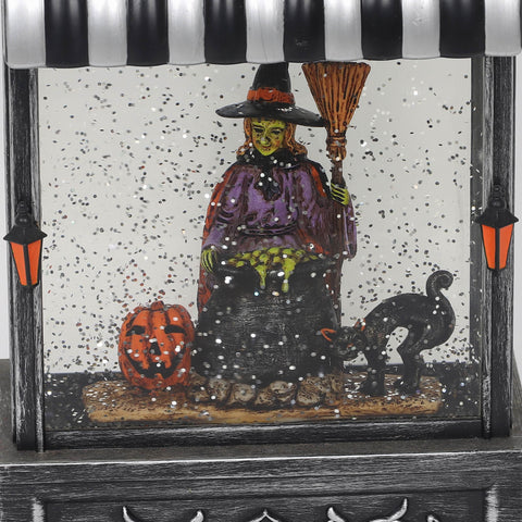 6.5*3.5*10.5'' Witch Water Lantern Décor