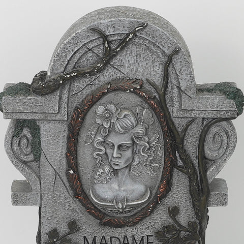 10.2*4.5*16.0''Madame Claire Coyant Tombstone Décor