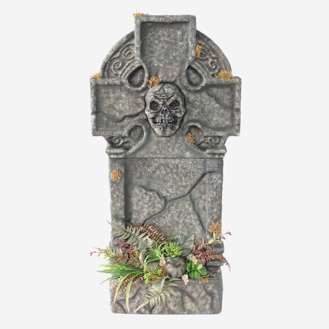 19.0*5.0*38.5''Skull Tombstone Décor