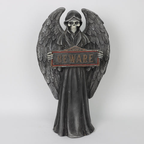 14.0*7.0*26.0''Beware Resin Decor