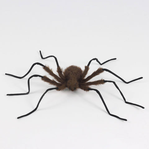 Halloween Brown Light-Up Spider Décor