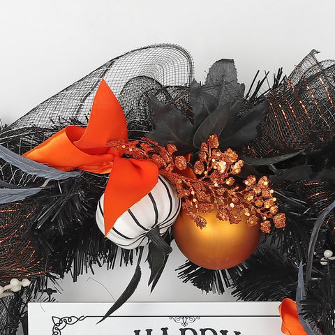 ?22*5'' Happy Halloween Wreath Décor