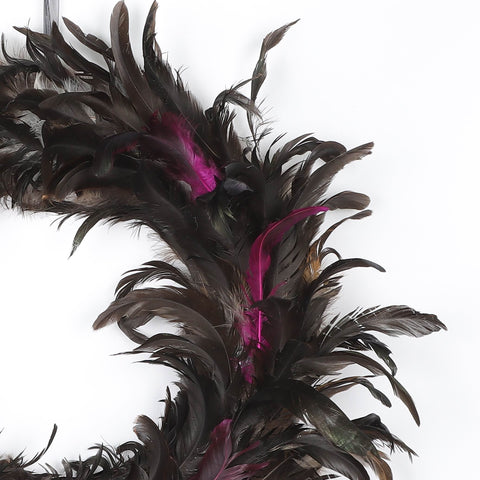 ?15.5*2.0'' Black Wreath Décor