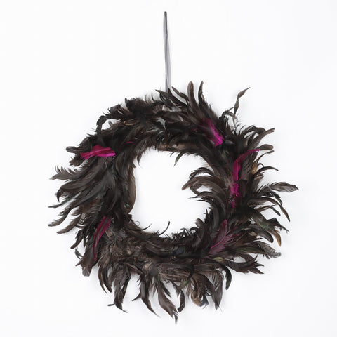 ?15.5*2.0'' Black Wreath Décor