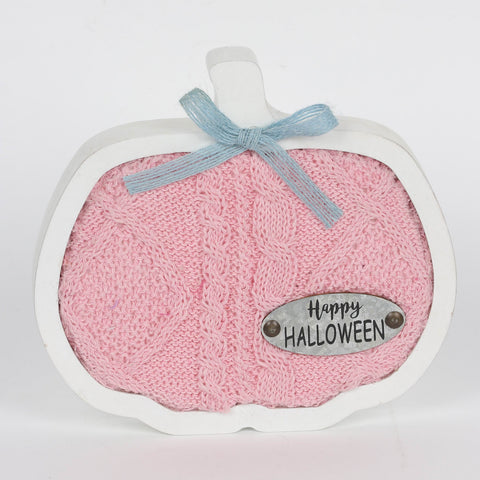 Happy Halloween Pink Pumpkin Décor