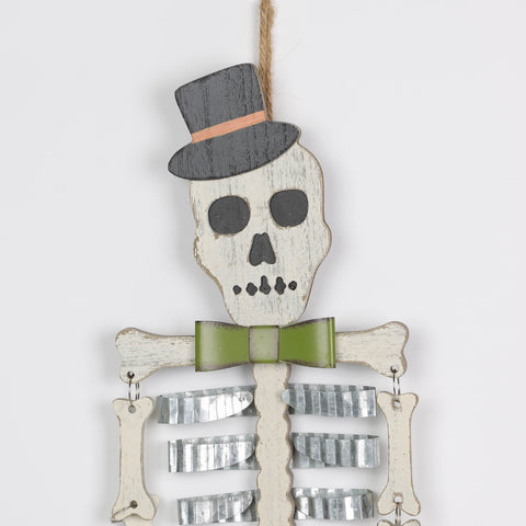 6.75*1*12.5‘’ Halloween Skeleton Wall Hanger Décor
