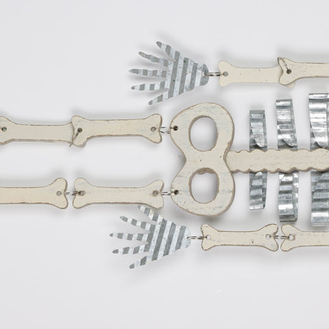 6.75*1*12.5‘’ Halloween Skeleton Wall Hanger Décor