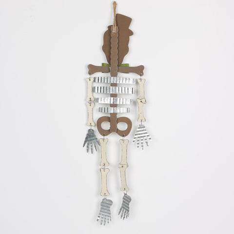 6.75*1*12.5‘’ Halloween Skeleton Wall Hanger Décor