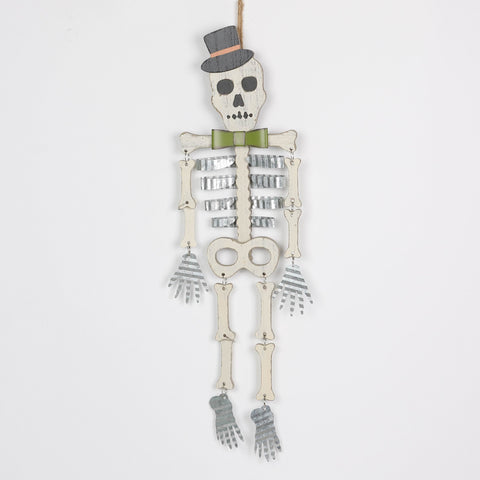 6.75*1*12.5‘’ Halloween Skeleton Wall Hanger Décor
