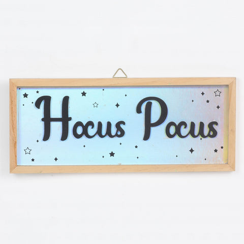 Halloween "Hocus Pocus" MDF Wall Hanger Décor