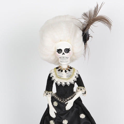 6.5*5.0*19.0''Black Dress The Ghost Bride Décor