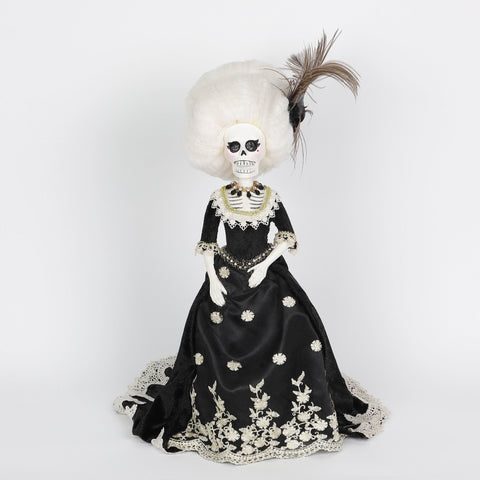 6.5*5.0*19.0''Black Dress The Ghost Bride Décor