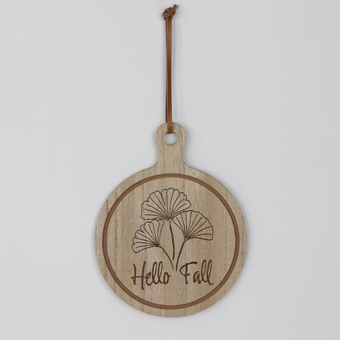 Harvest Round MDF Wall Sign Décor
