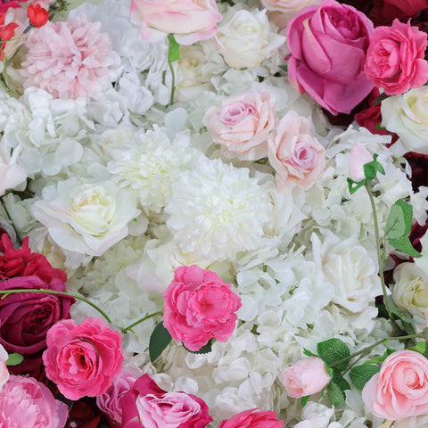 Luxury Flower Wall Backdrop with Roses for Weddings & Events