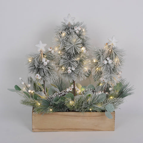 Christmas 16.75*5.25*24.0''
Tree Décor W/Lite