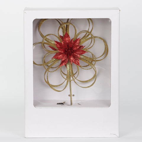 Christmas 9.2*3.8*12.4'' Tree Topper Décor