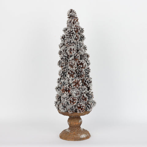 Christmas 7.5*22.5*0.0''Plastic Pinecone Tree Décor | Christmas Decor | Festive Holiday Decoration