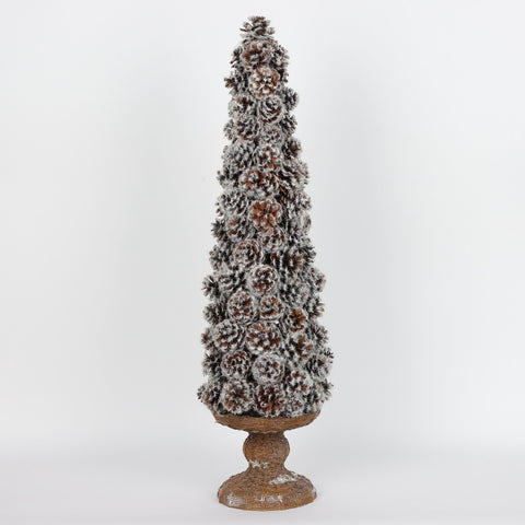 Christmas 7.0*26.0''Plastic Pinecone Tree Décor | Christmas Decor | Festive Holiday Decoration