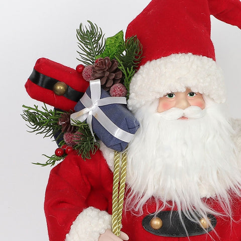 Christmas 11.0*7.5*19.0''Santa Décor | Christmas Decor | Festive Holiday Decoration