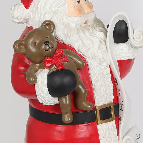 Christmas 13.0*11.0*38.5'' Resin Santa Décor