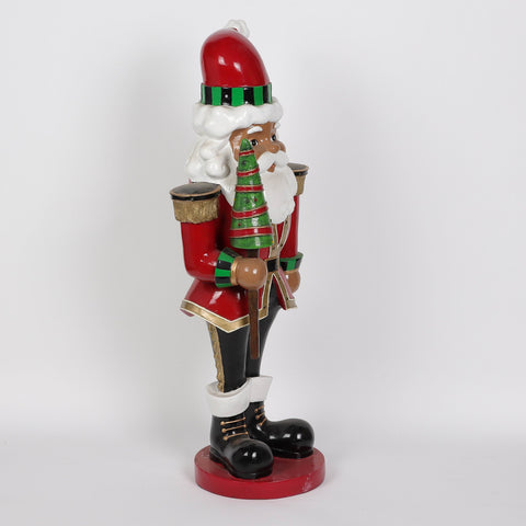 31" Christmas Nutcracker Decoration – Festive Holiday Indoor/Outdoor Statue