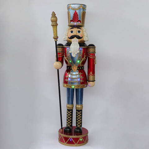 71" Christmas Nutcracker Decoration – Festive Holiday Indoor/Outdoor Statue