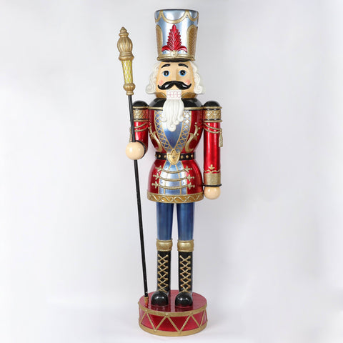 71" Christmas Nutcracker Decoration – Festive Holiday Indoor/Outdoor Statue