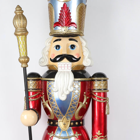 71" Christmas Nutcracker Decoration – Festive Holiday Indoor/Outdoor Statue