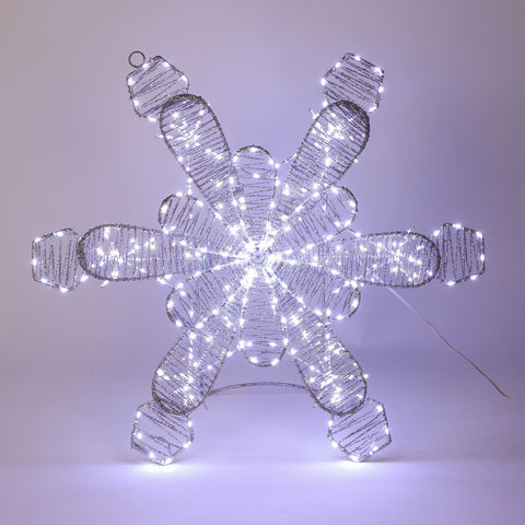 Christmas 22.0*3.0*25.0'' Silver Decro W/Lite