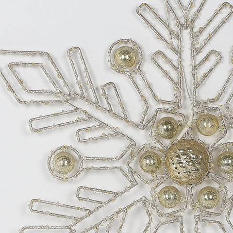Christmas 21.0*3.0*25.0''Gold Star Décor W/Lite