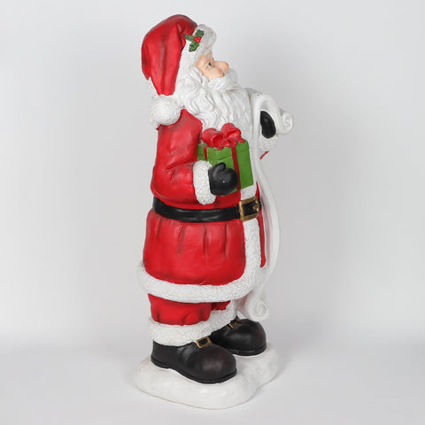 Christmas 15.0*12.0*38.0'' Resin Santa Décor