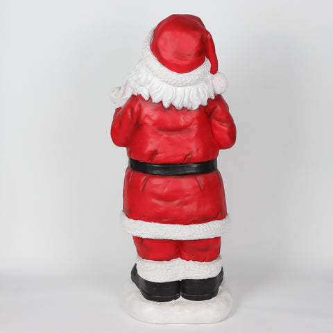 Christmas 15.0*12.0*38.0'' Resin Santa Décor