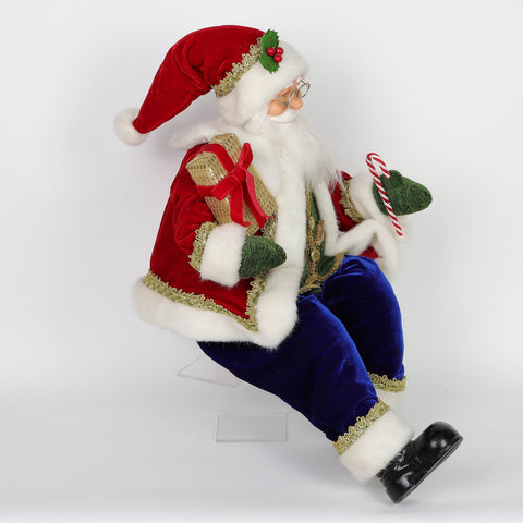 Christmas 14.0*15.5*30.0''Santa Décor | Christmas Decor | Festive Holiday Decoration