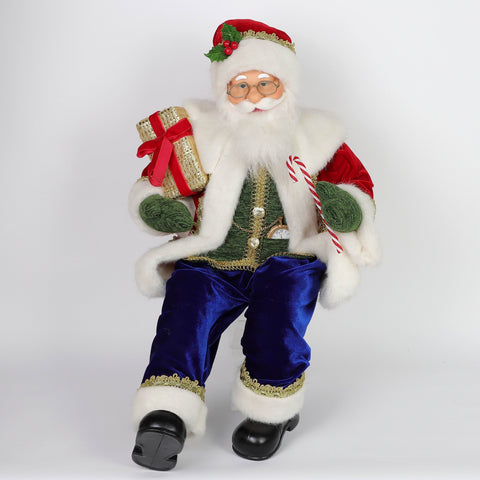 Christmas 14.0*15.5*30.0''Santa Décor | Christmas Decor | Festive Holiday Decoration