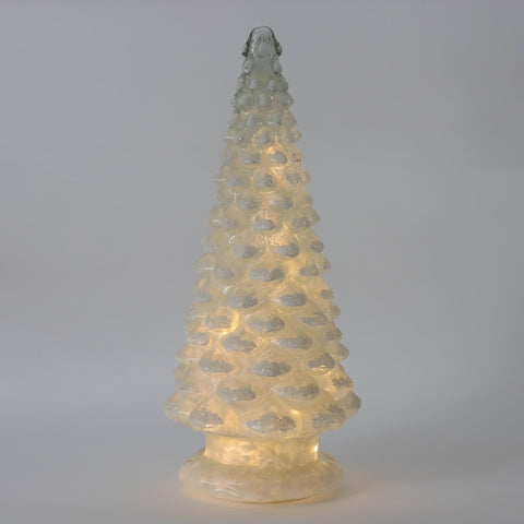 Christmas 7.0*16.0*0.0'' Glass Tree Décor W/Lite | Christmas Decor | Festive Holiday Decoration