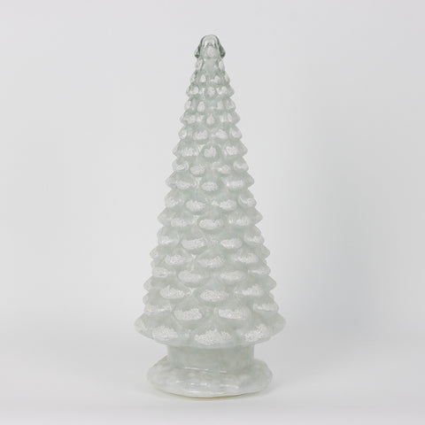Christmas 7.0*16.0*0.0'' Glass Tree Décor W/Lite | Christmas Decor | Festive Holiday Decoration