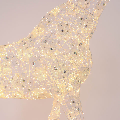 Christmas 100*32*126'' Metal Silver Deer Décor | Home Decor | Interior Styling