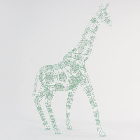 Christmas 63*24*104'' Metal Green Deer Décor | Home Decor | Interior Styling
