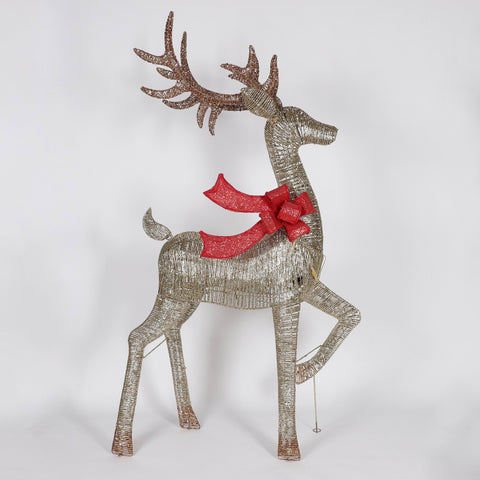 Christmas 40.0*20.0*75.0'' 38.0*14.0*61.0'' 28.0*12.0*43.0''Set Of 3 Deer Décor | Christmas Decor | Festive Holiday Decoration