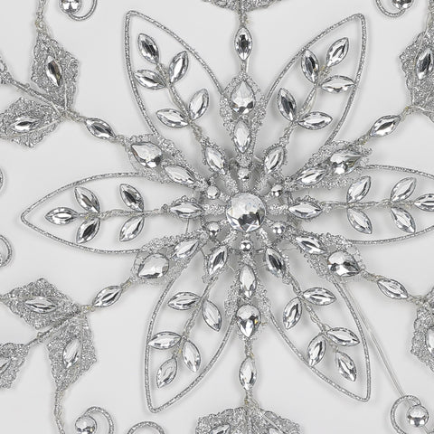 Christmas 21.0*0.2*20.0''Silver Snowflake Décor | Christmas Decor | Festive Holiday Decoration