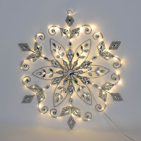Christmas 21.0*0.2*20.0''Silver Snowflake Décor | Christmas Decor | Festive Holiday Decoration