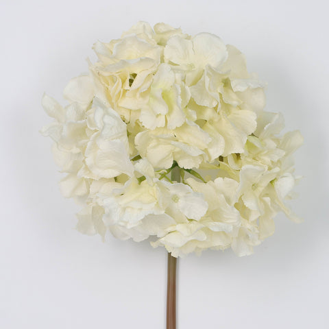 Artificial Yellow Hydrangea Stem for Floral Arrangements & Home Decor