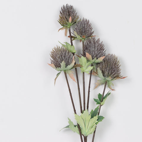 Artificial Rustic Thistle Spray Stem for Farmhouse Decor & Wedding Table Centerpieces