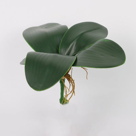 Artificial Green Large Orchid Leaves for Floral Arrangements & Home Decor