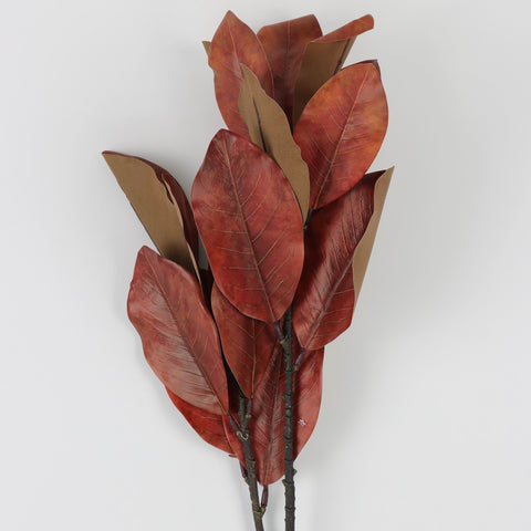 Artificial Forked Magnolia Leaf for Floral Arrangements & Home Decor