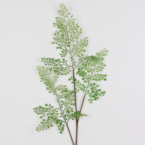 Artificial Green Button Fern Spray for Floral Arrangements & Home Decor